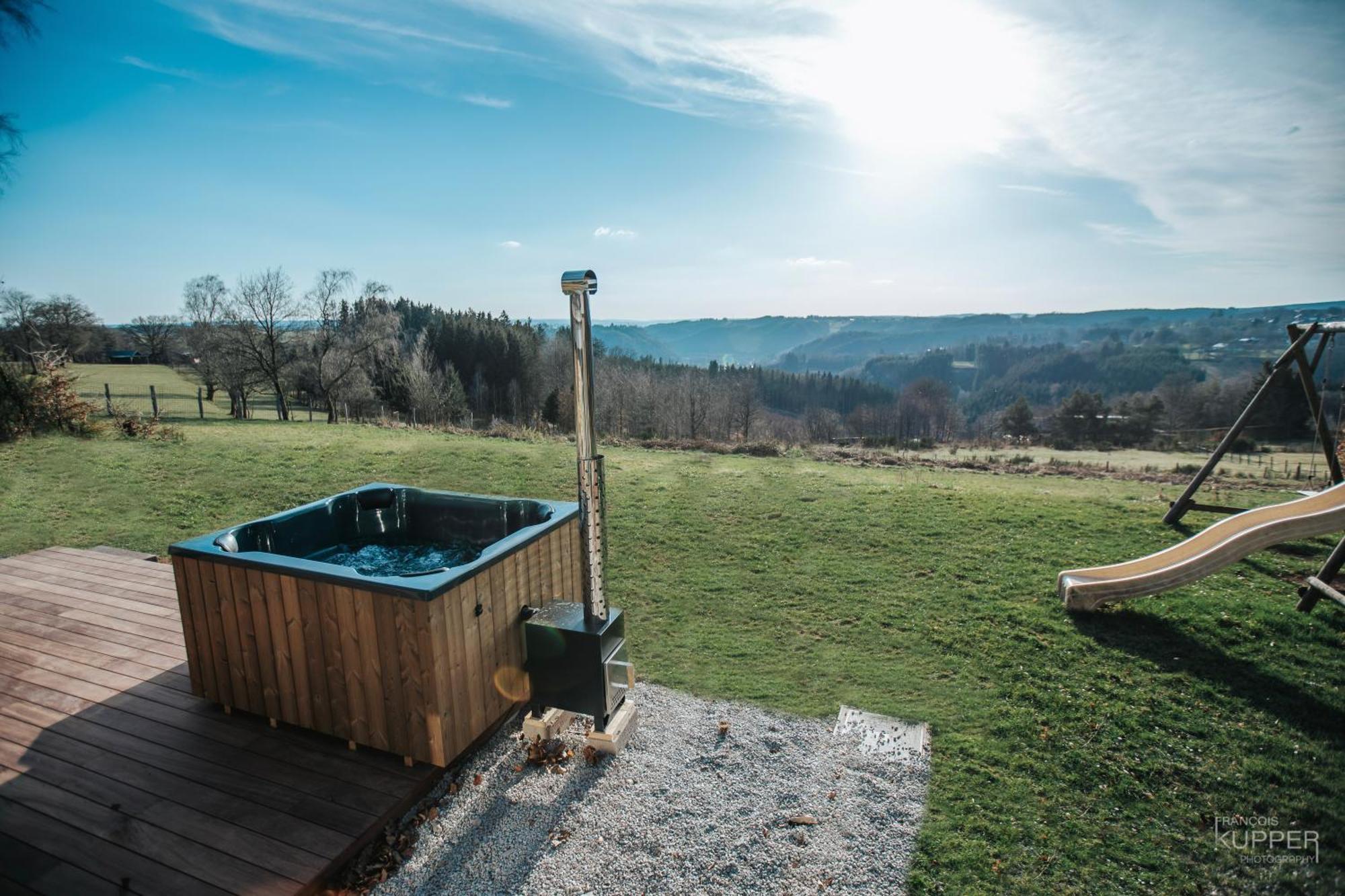 Le Noir Flohay 30 Pers - Malmedy, Vue, Wellness Villa Exterior photo